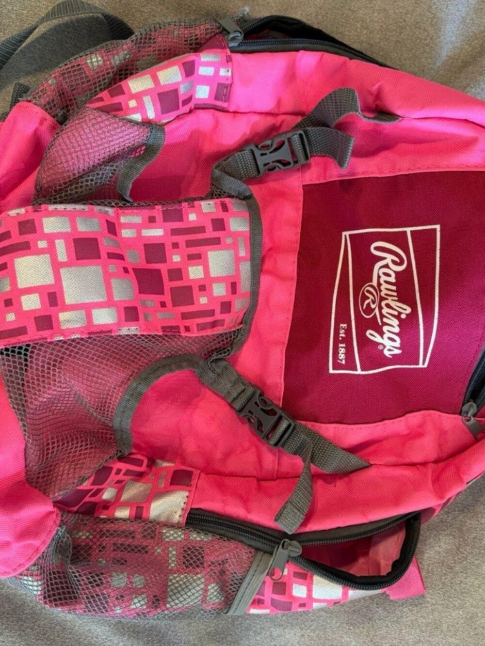 Rawlings Pink Youth Backpack